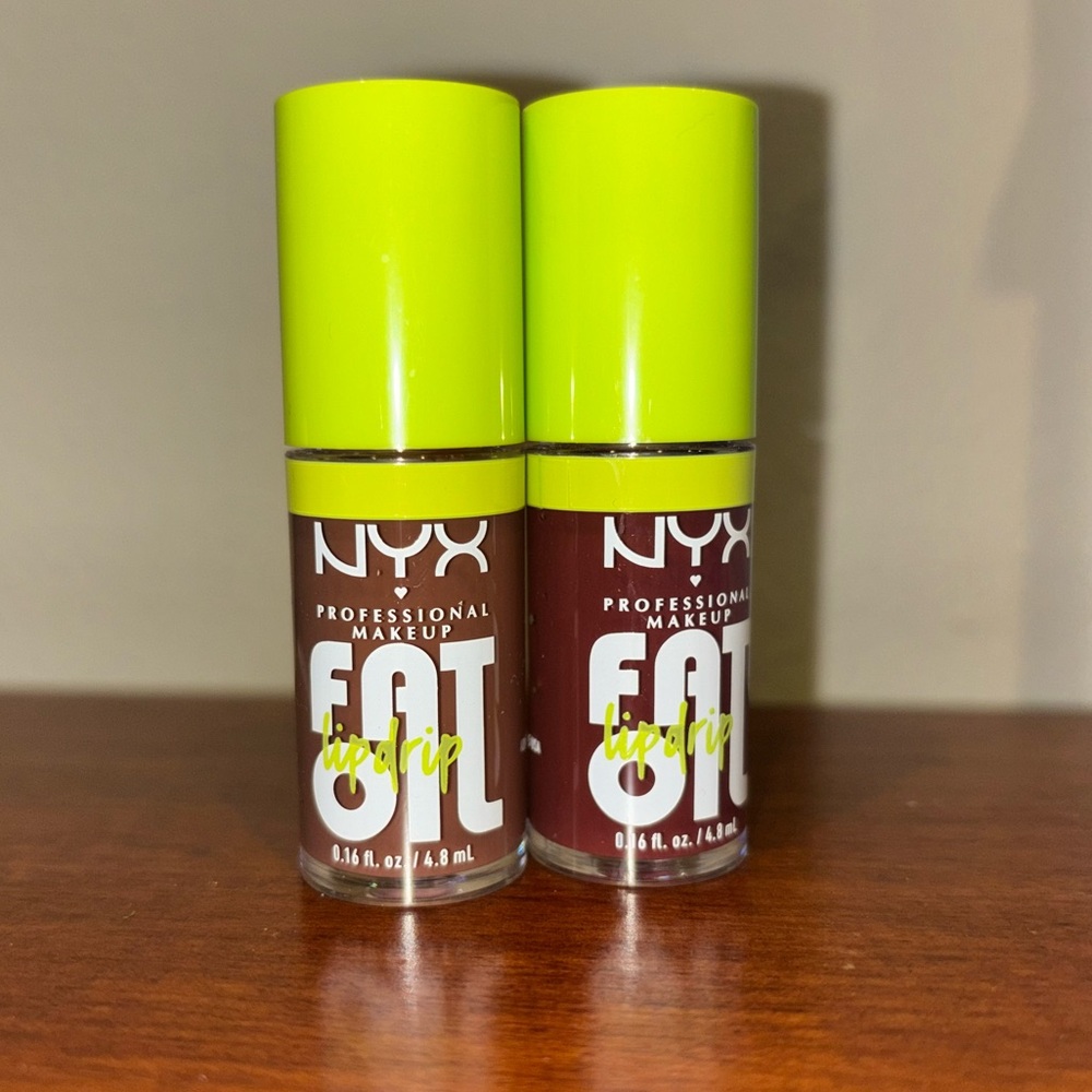 NYX Lip Gloss fat oil -Duo . 2 pack